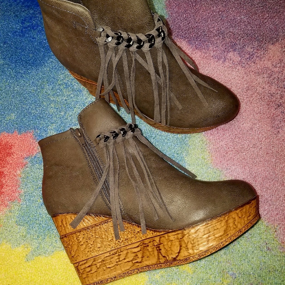 Wedge Booties